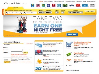 Web site www.choicehotels.com, Quality Inn